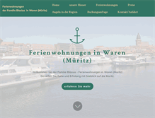 Tablet Screenshot of ferienwohnung-seeufer.de